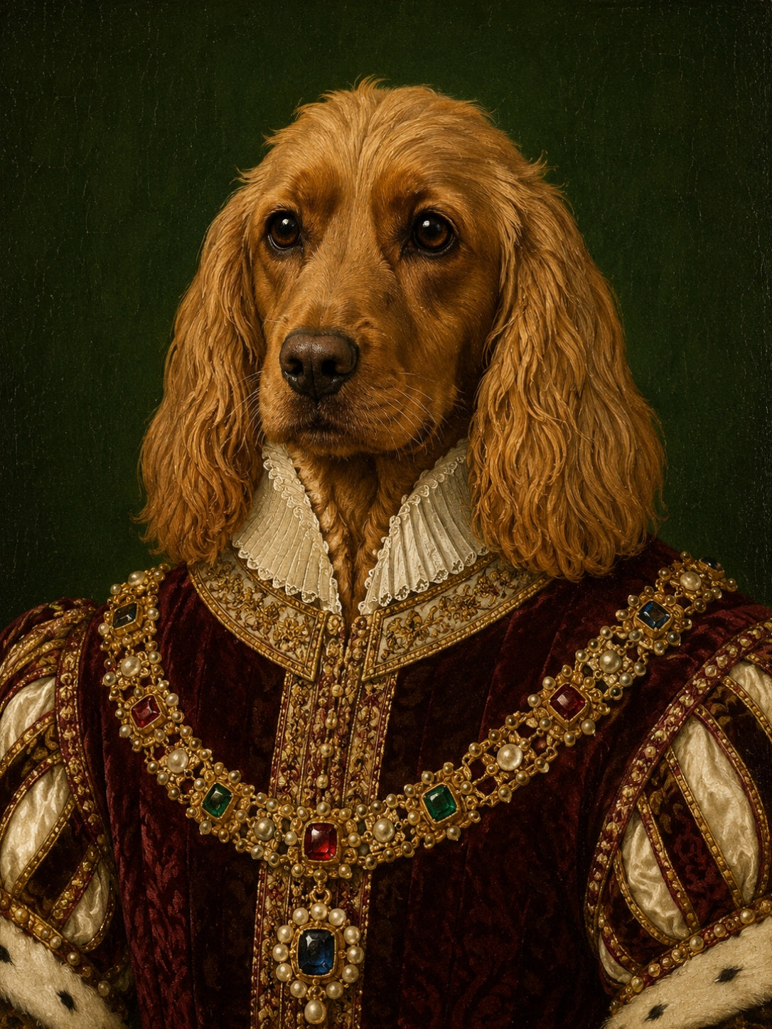 Il Monarca Custom Pet Portrait
