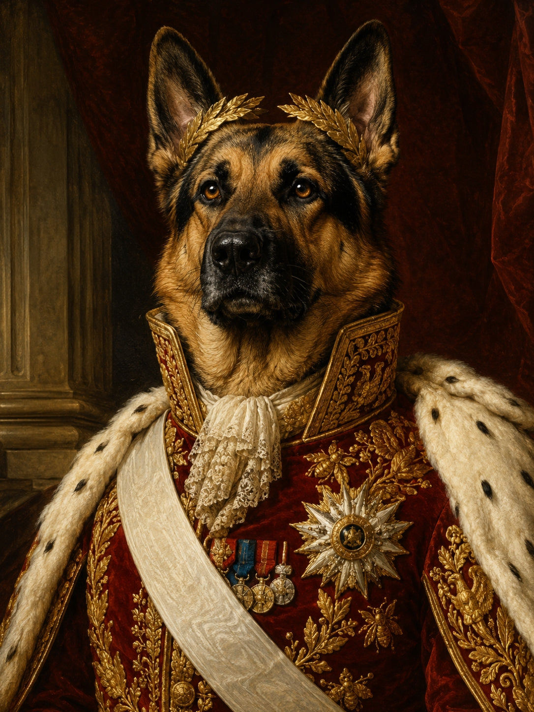 L'Imperatore Custom Pet Portrait