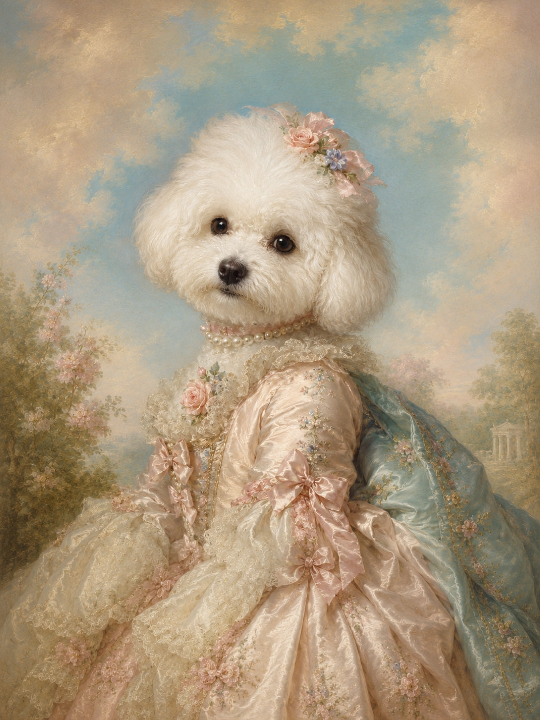 Versailles Custom Pet Portrait