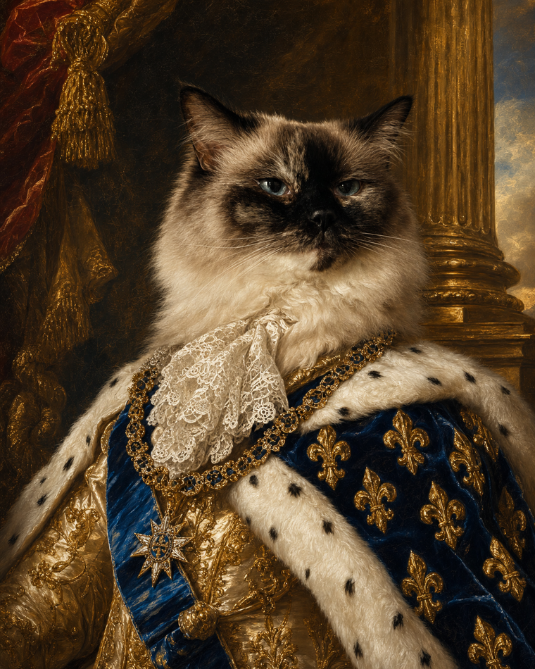 Finished pet portrait example
